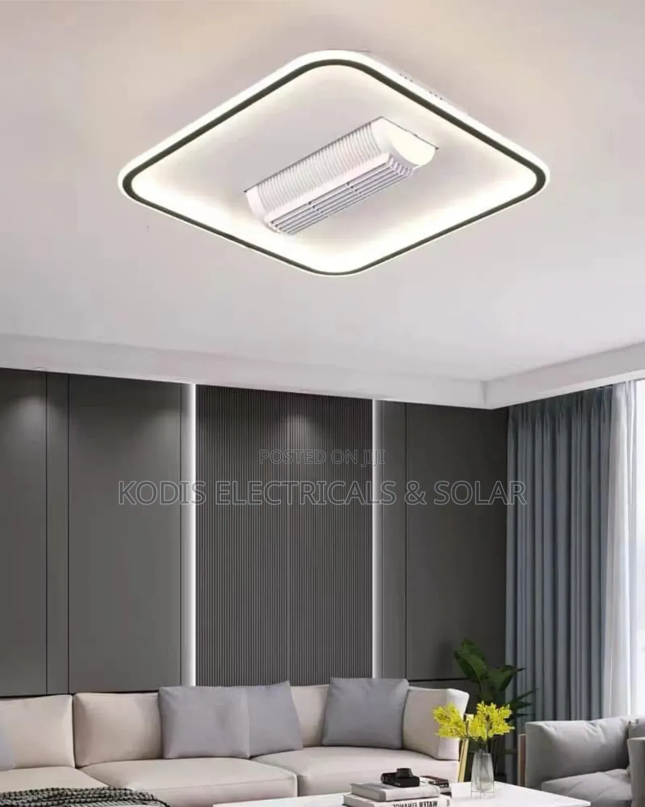 Bladeless Fan Chandelier