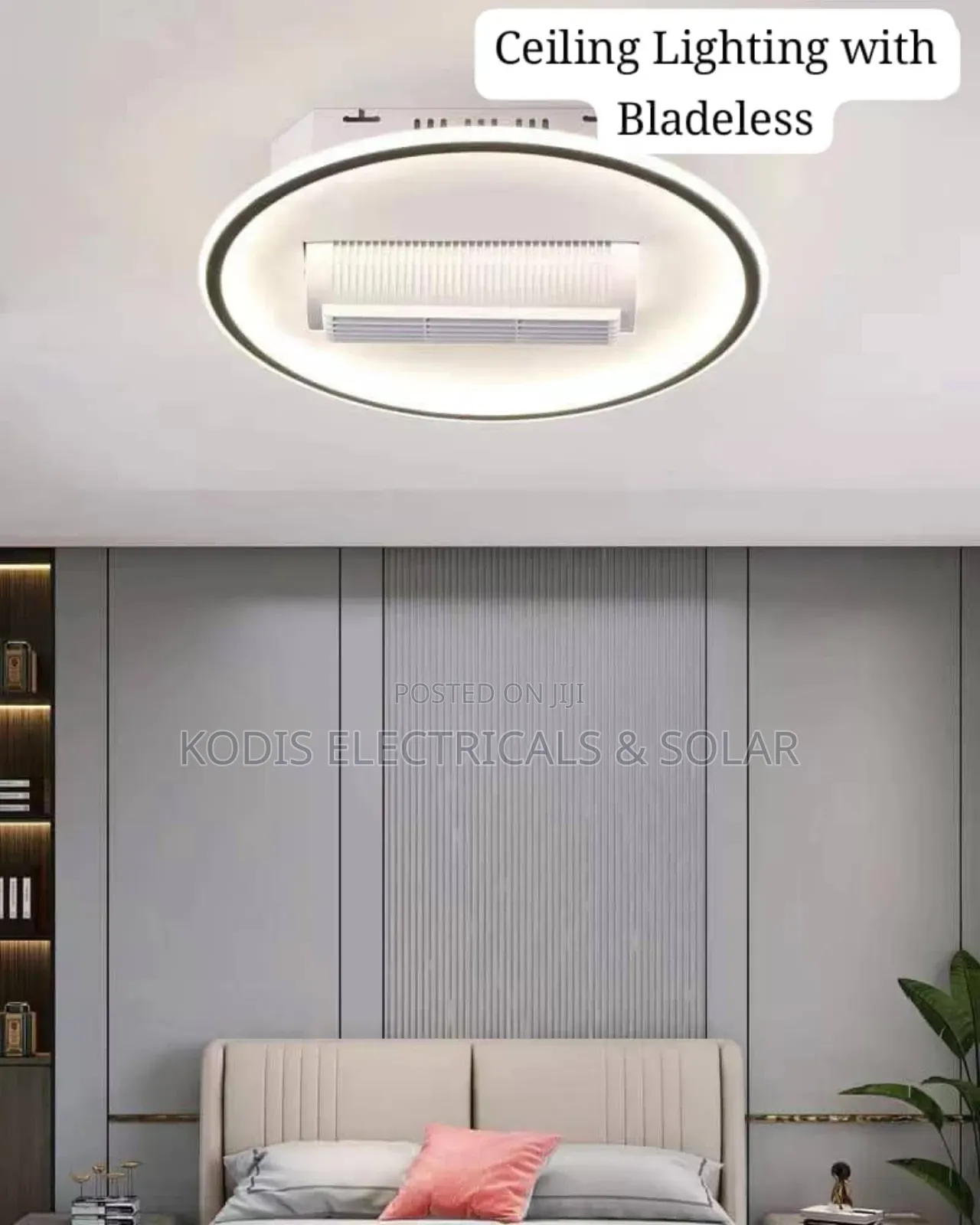 Bladeless Fan Chandelier