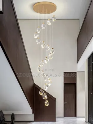 Staircase/Open Parlour Crystal Drop Lighting