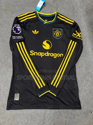 2025/2026 Manchester United Away Long-Sleeve Player Grade Jersey