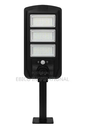 450w Solar Street Light With Security Camera + Remote