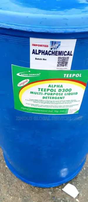 Teepol D300 Multi-Purpose Liquid Detergent Alpha Chemical 200ltrs