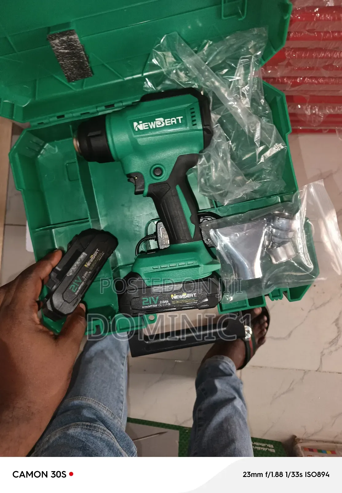 Cordless Heat Gun 21v