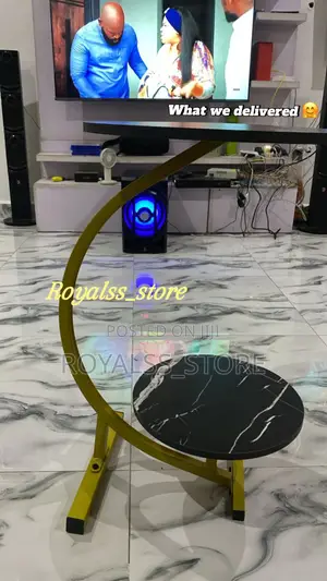 2 Tier Luxury Marble Coffee Table (Side Table)