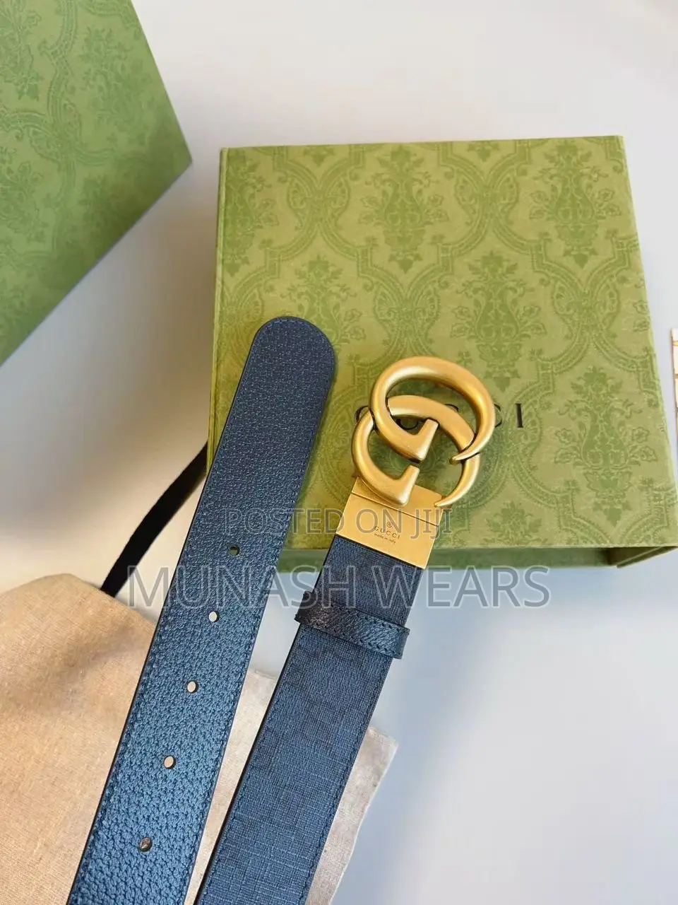 Luxury Gucci Leather Belt