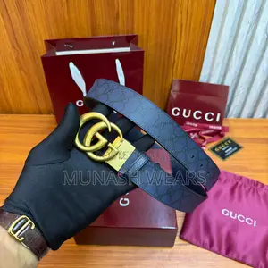 Luxury Gucci Leather Belt