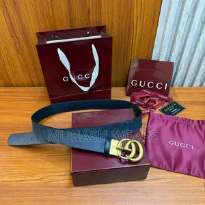 Luxury Gucci Leather Belt