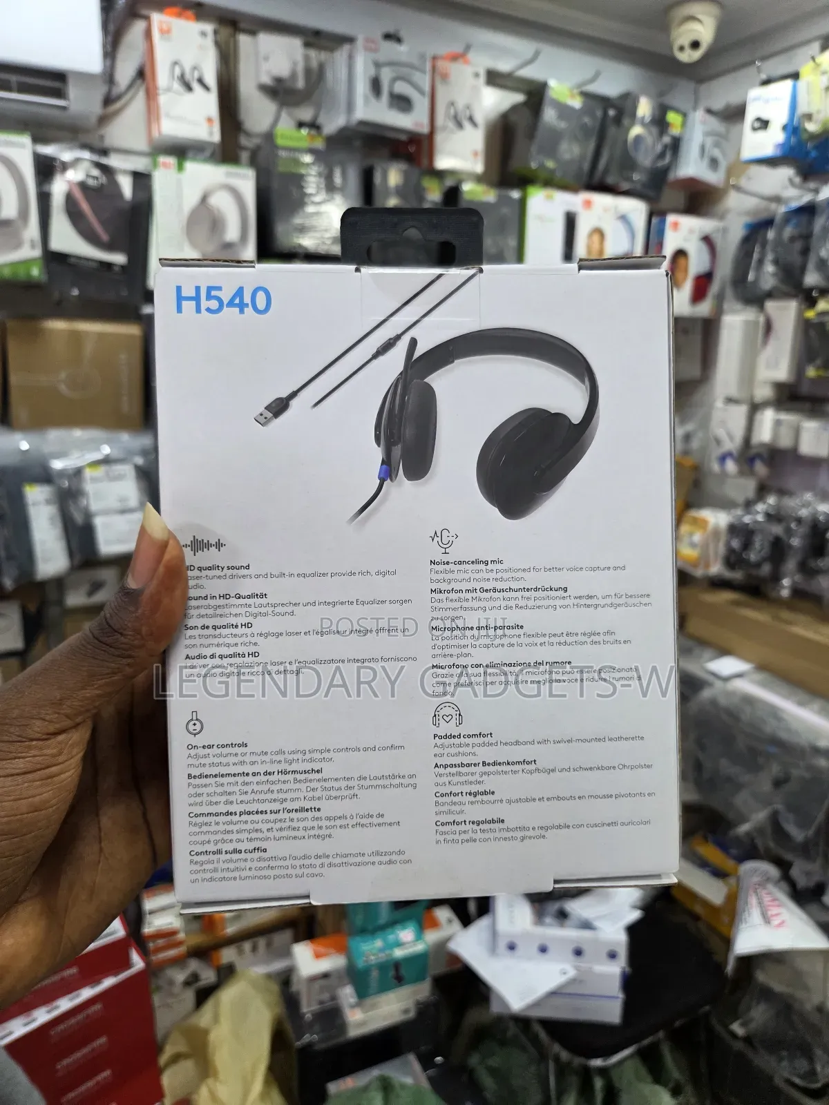 Logitech Headset H540 With Noise Cancelling Mic