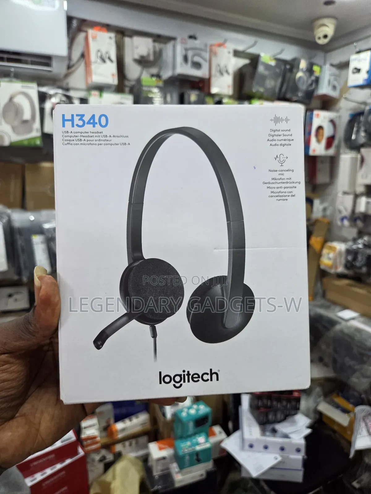 Logitech H340 Headset With Noise Cancelling Mic
