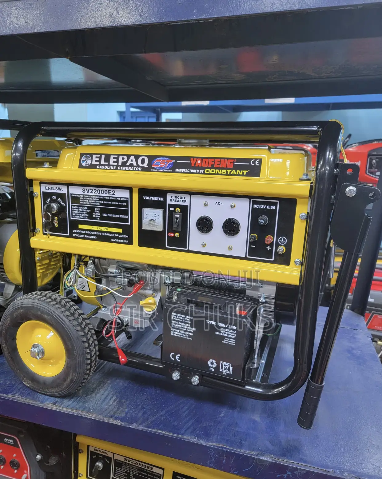 Elepaq Constant 100% Copper 10.5kva Generator