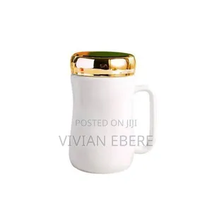 Ceramic Mug With Mirror Lid