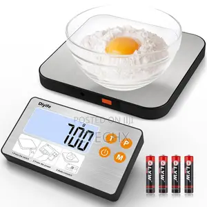 Separate Digital Kitchen Scale, [15kg/1g] Diyife Magnetic Weighing
