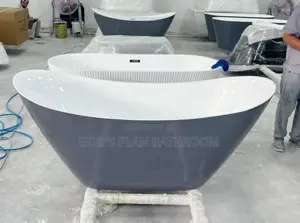 Standing Alone Grey Bathtub