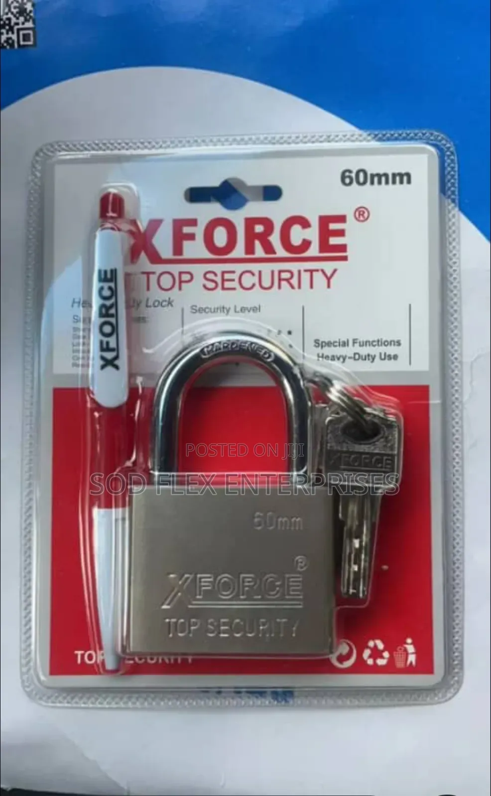 Xforce 60mm Durable Padlock