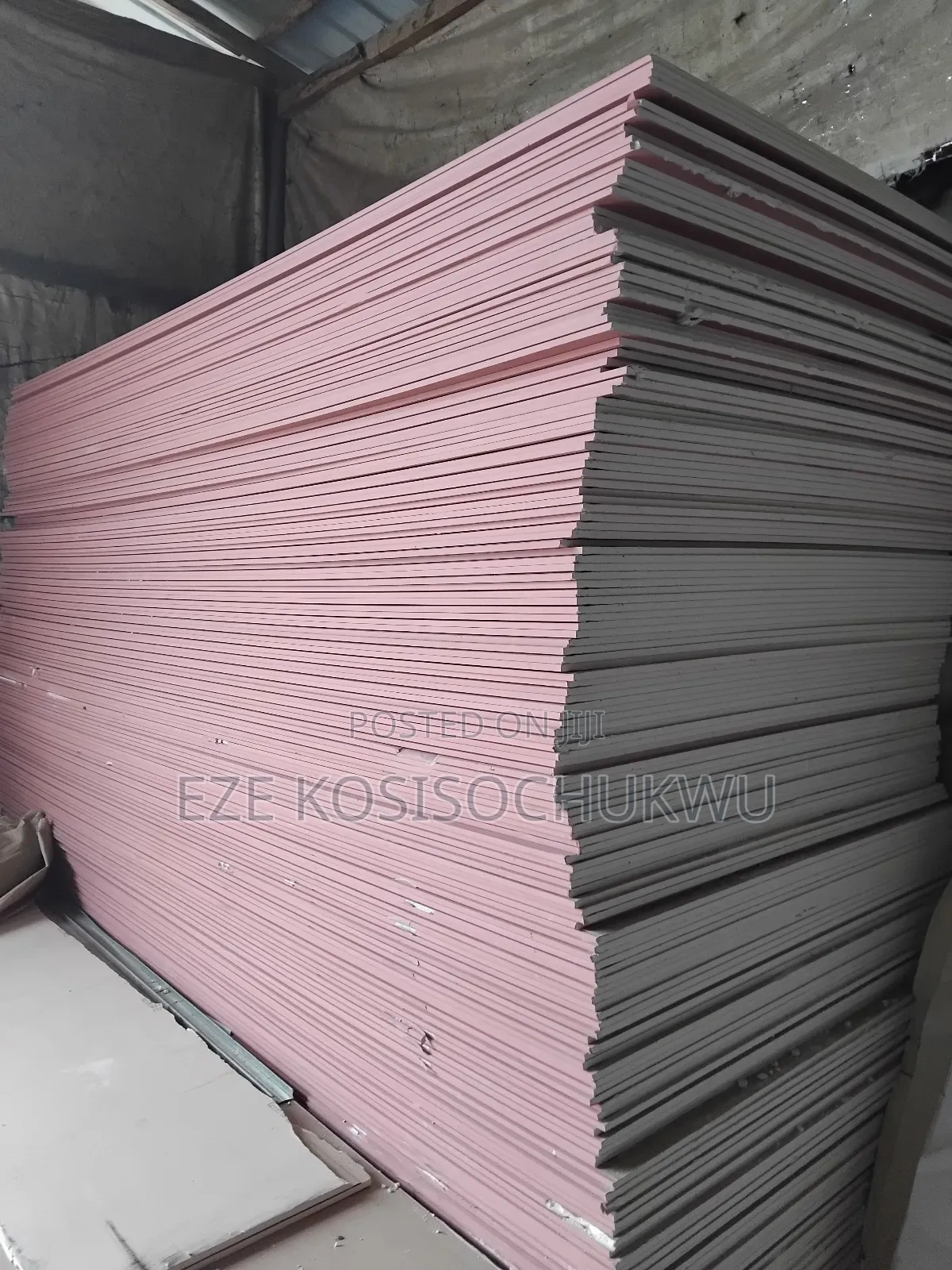 Gypsum Board 3m X12mm Pink