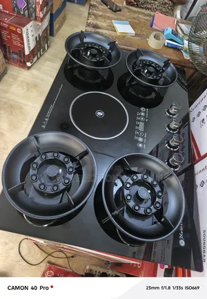 Original Newcastle 2025 New Model Built-in Flips Up Gas Ele Cooker