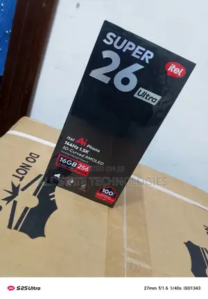 New Itel S26 Ultra 256 GB Black