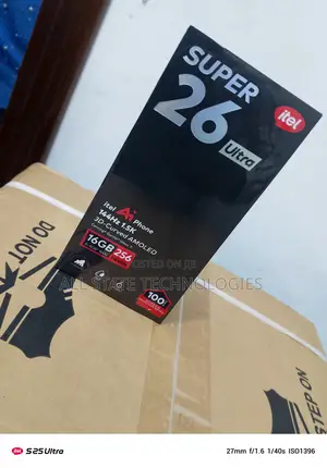New Itel S26 Ultra 256 GB Black