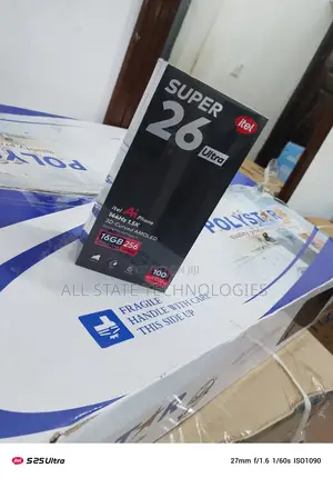 New Itel S26 Ultra 256 GB Black