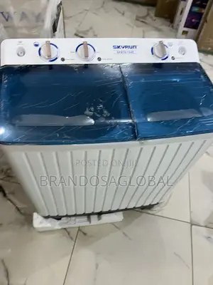 Skyrun 6kg Twin Tub Washer Spb70-1245 – Easy Wash and Drain Function