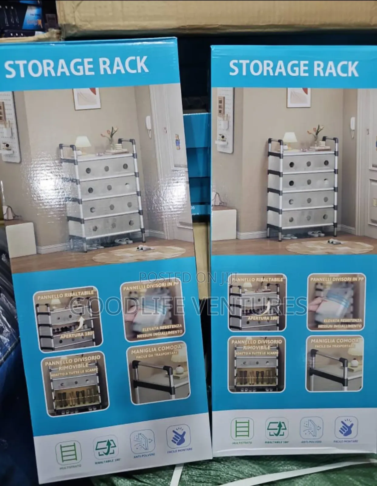 7 Layer Shoe Rack With Cover