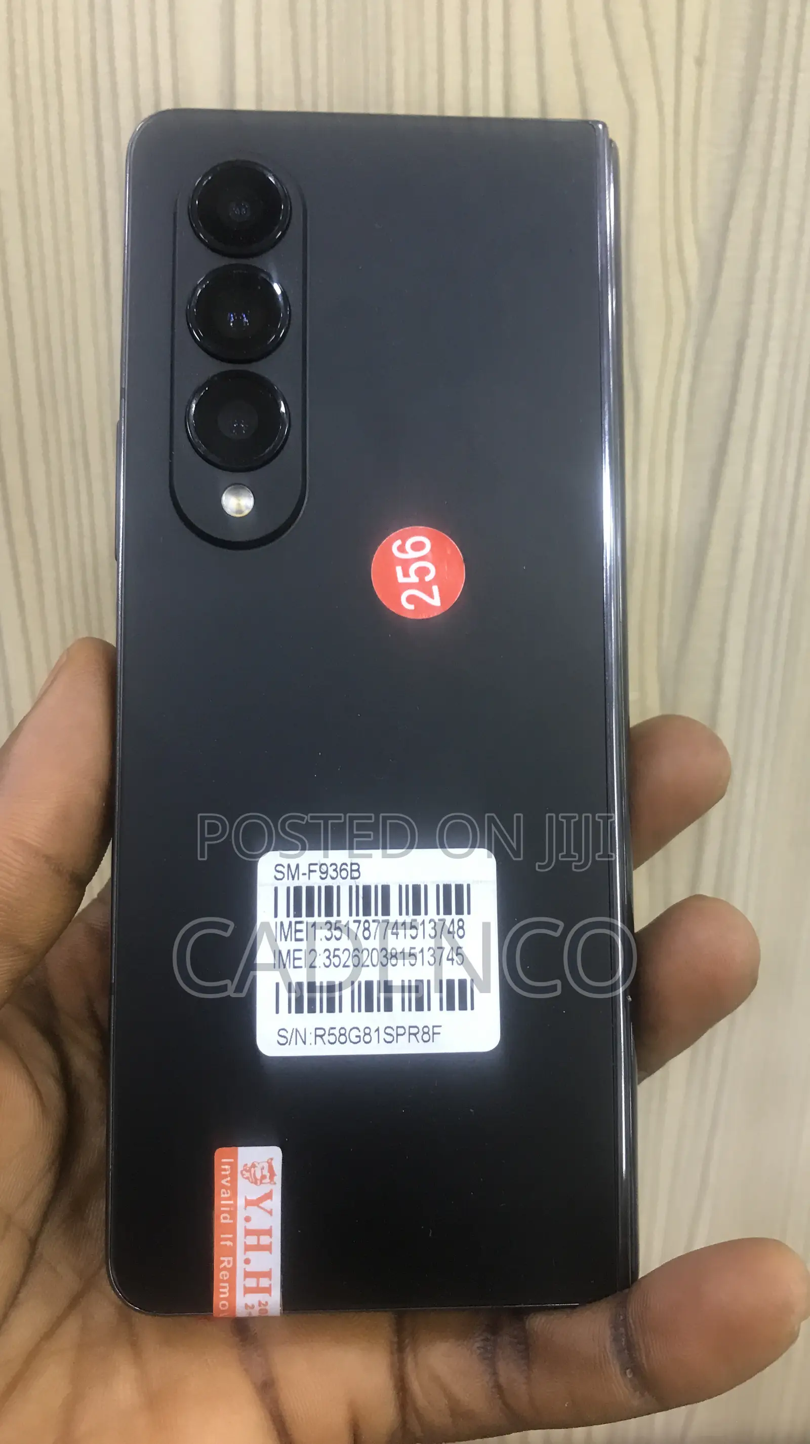 Samsung Galaxy Z Fold 3 256 GB Black