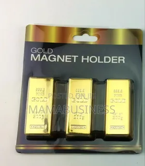 Gold Bar Gold Magnet Holder Set - 200g