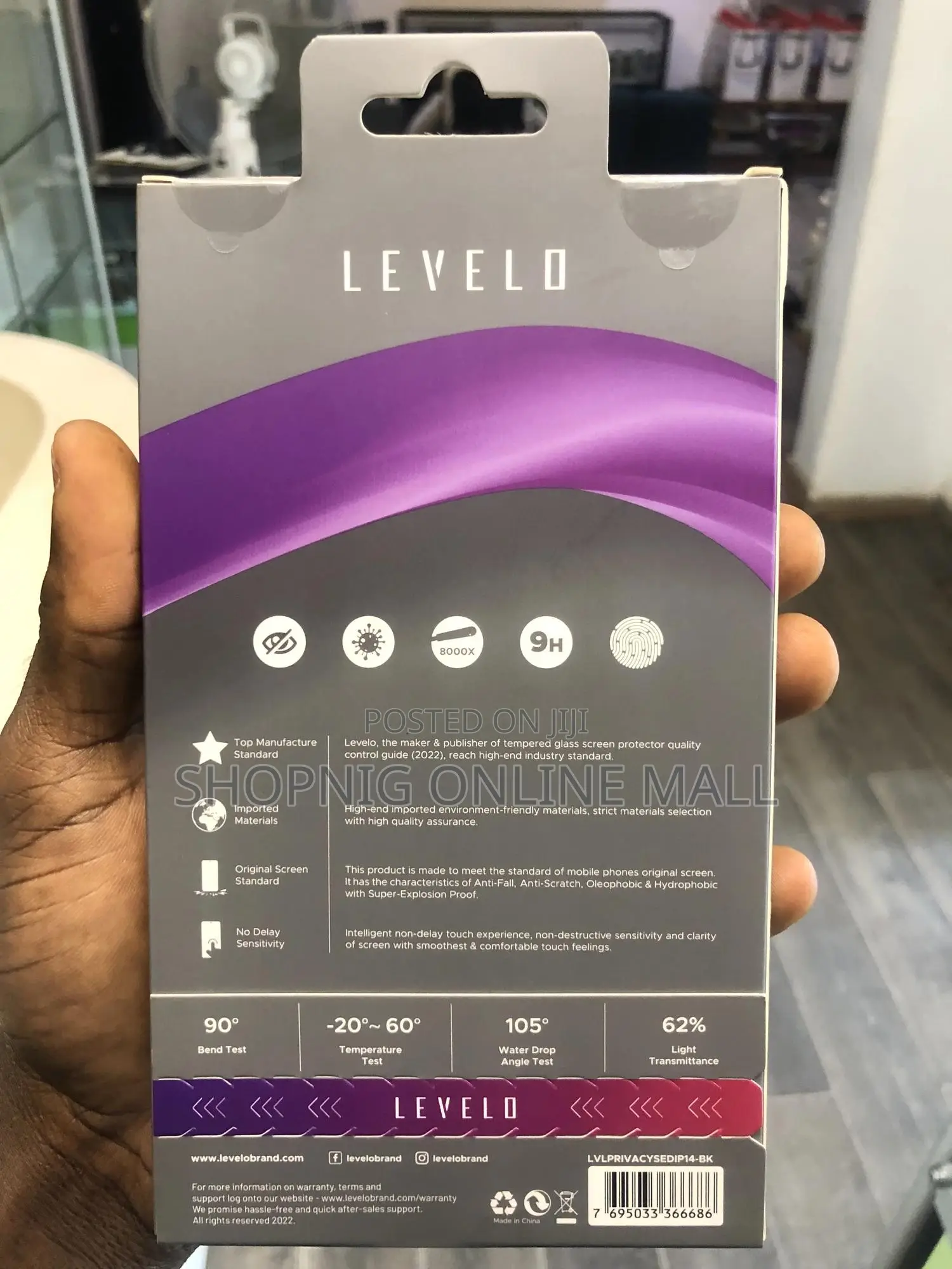 Levelo iPhone 14/13 Pro/13 Screenguard