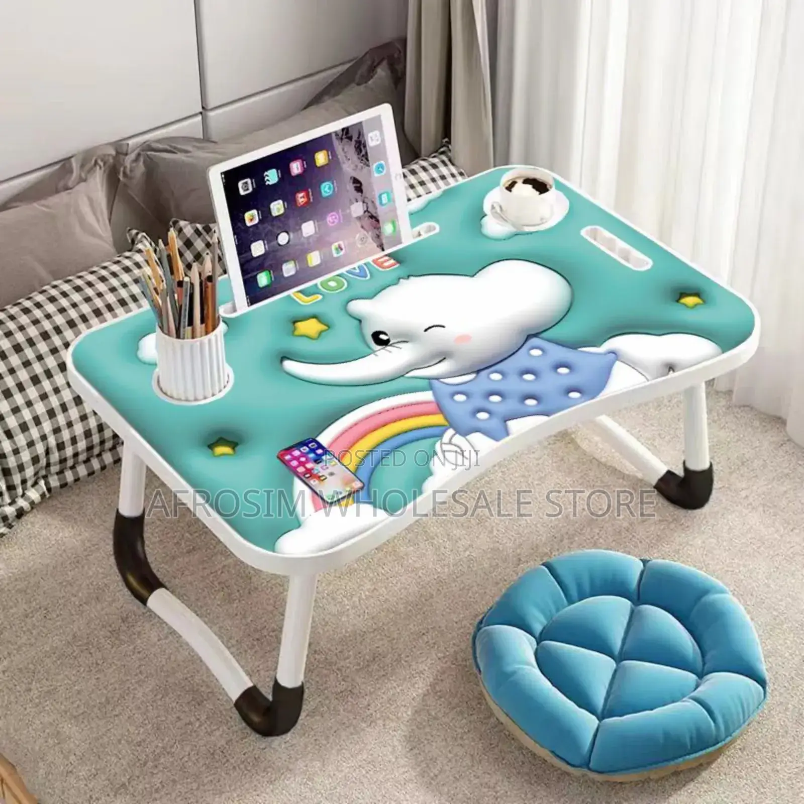 Bed, Chair, Side, Support Table