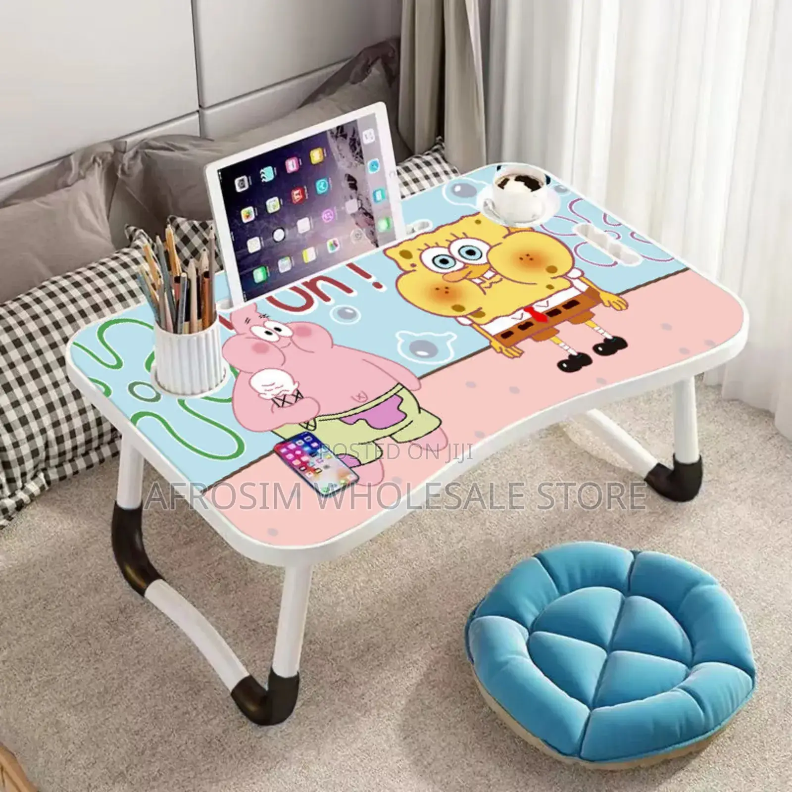 Bed, Chair, Side, Support Table