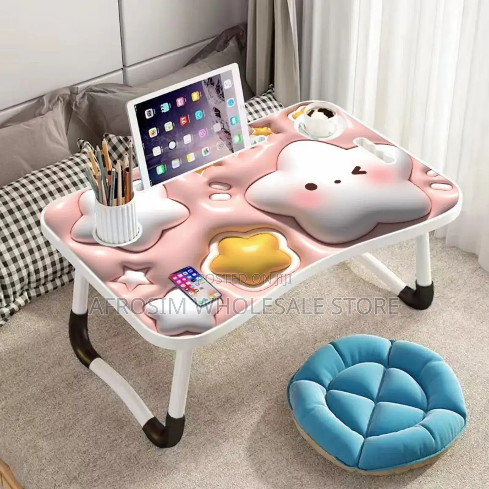 Bed, Chair, Side, Support Table