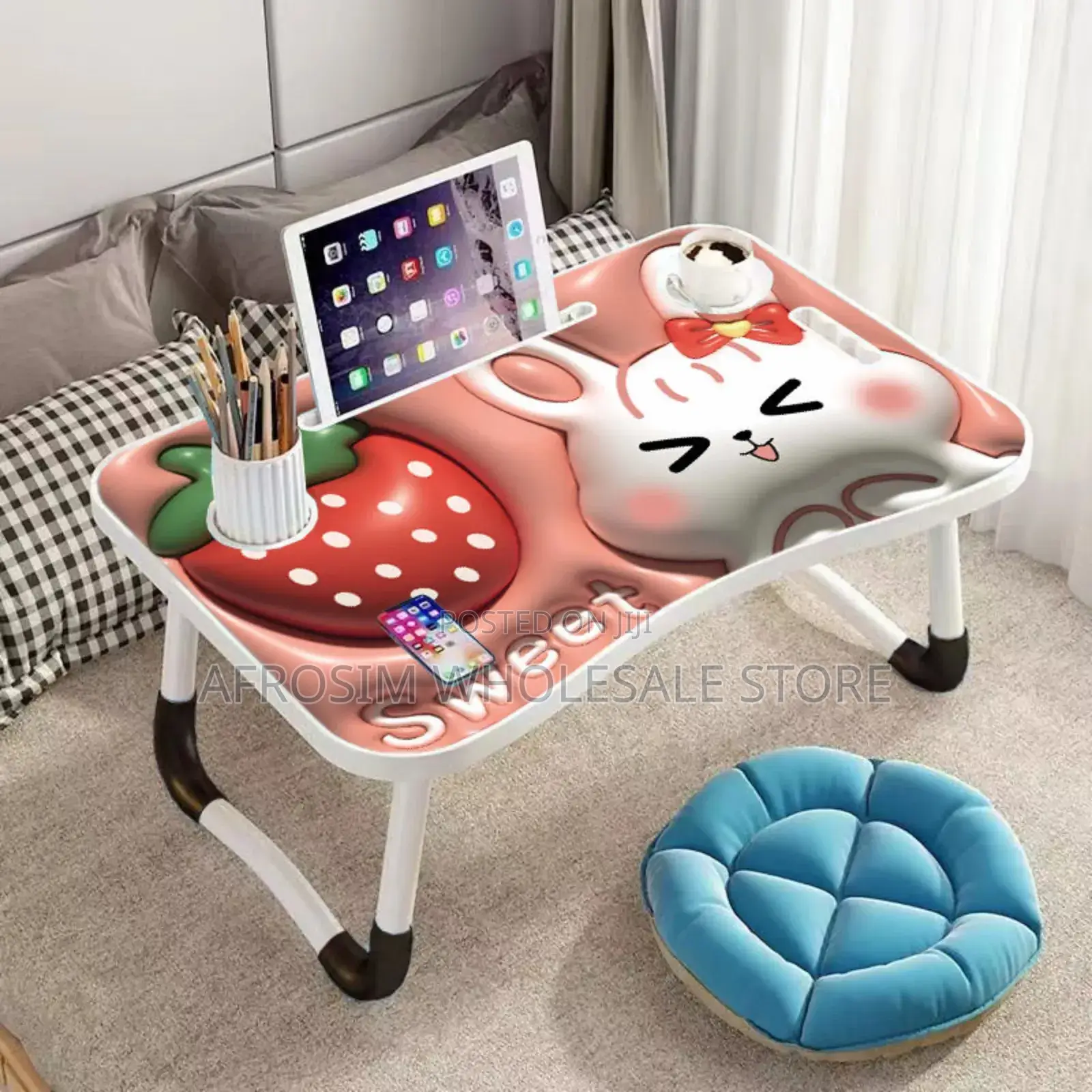 Bed, Chair, Side, Support Table
