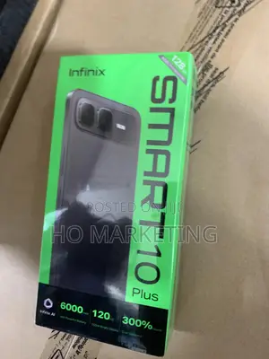 New Infinix Smart 10 Plus 128 GB Black
