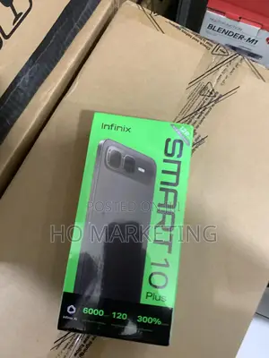 New Infinix Smart 10 Plus 128 GB Black