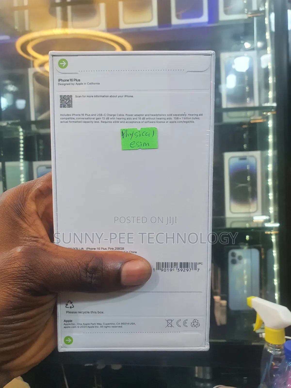 New Apple iPhone 16 Plus 256 GB Pink