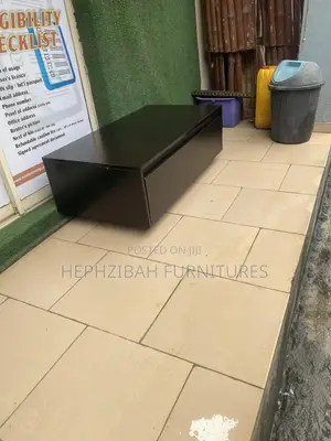 Black Center Table With Drawers