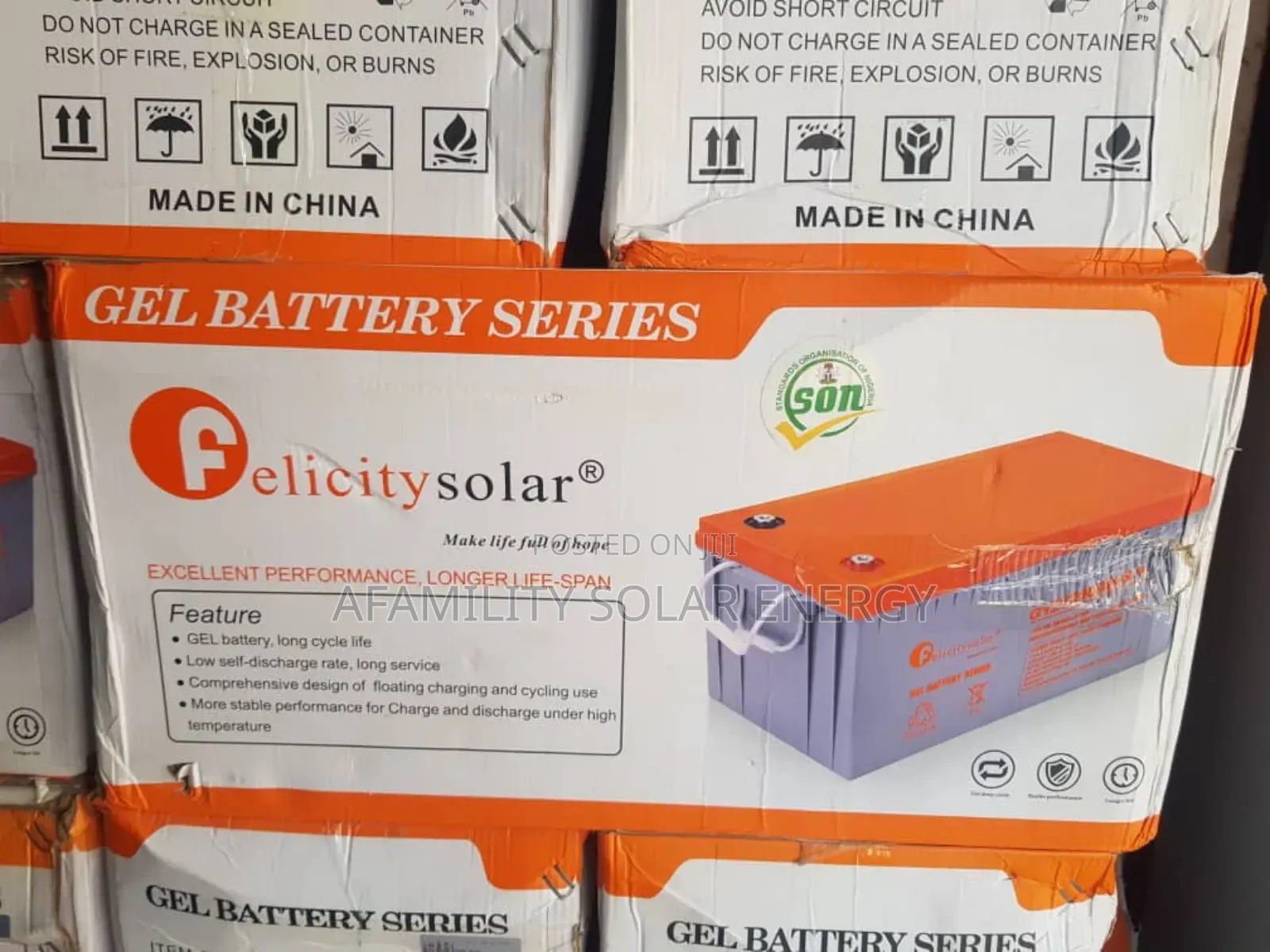 Felicity Battery 200ah Dry Cell