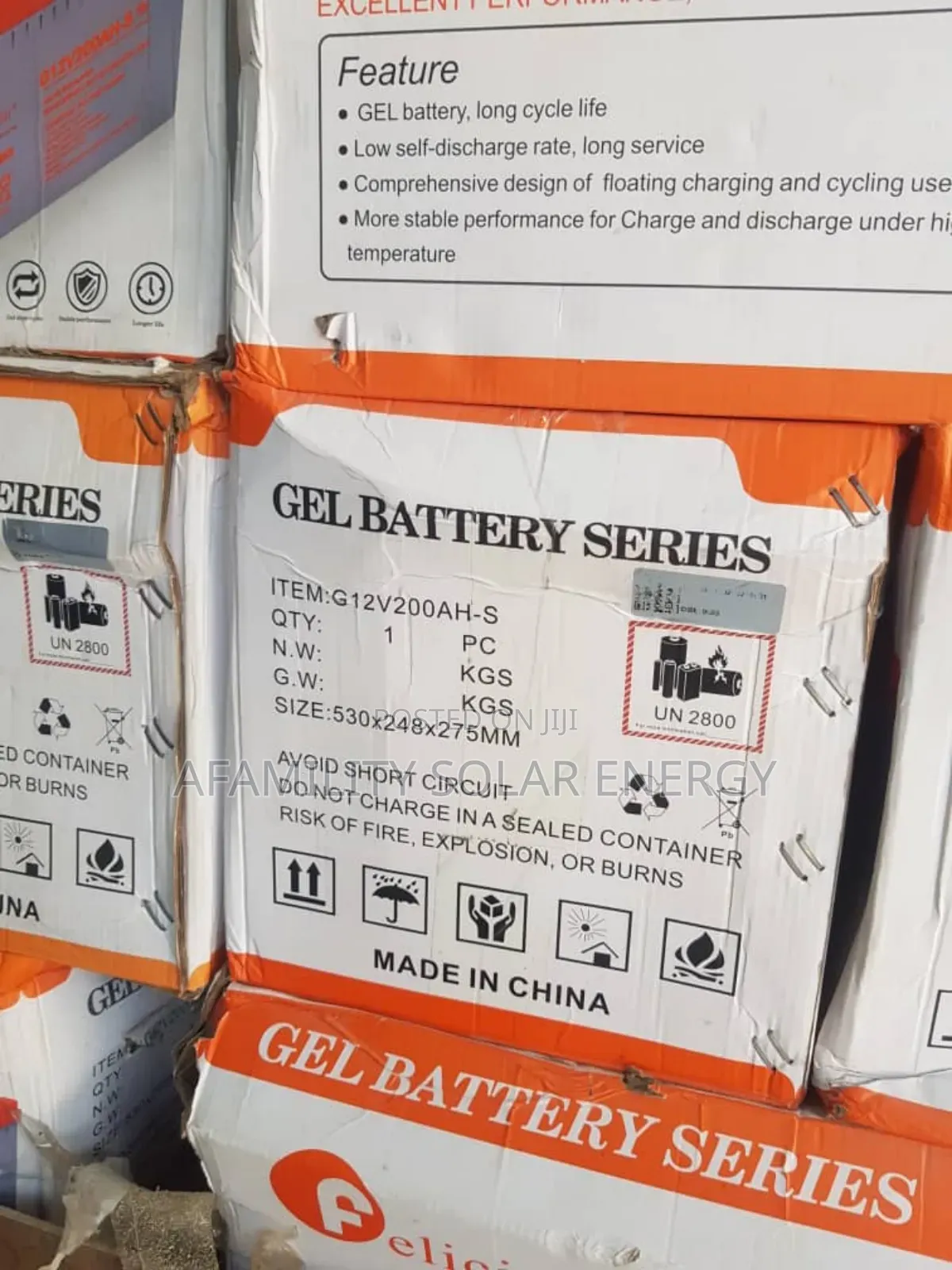 Felicity Battery 200ah Dry Cell
