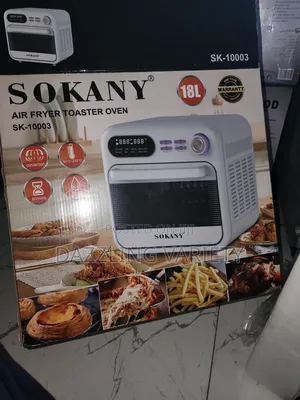 18liters Standard Sokany Air Fryer Toaster Oven 
1800 Watts