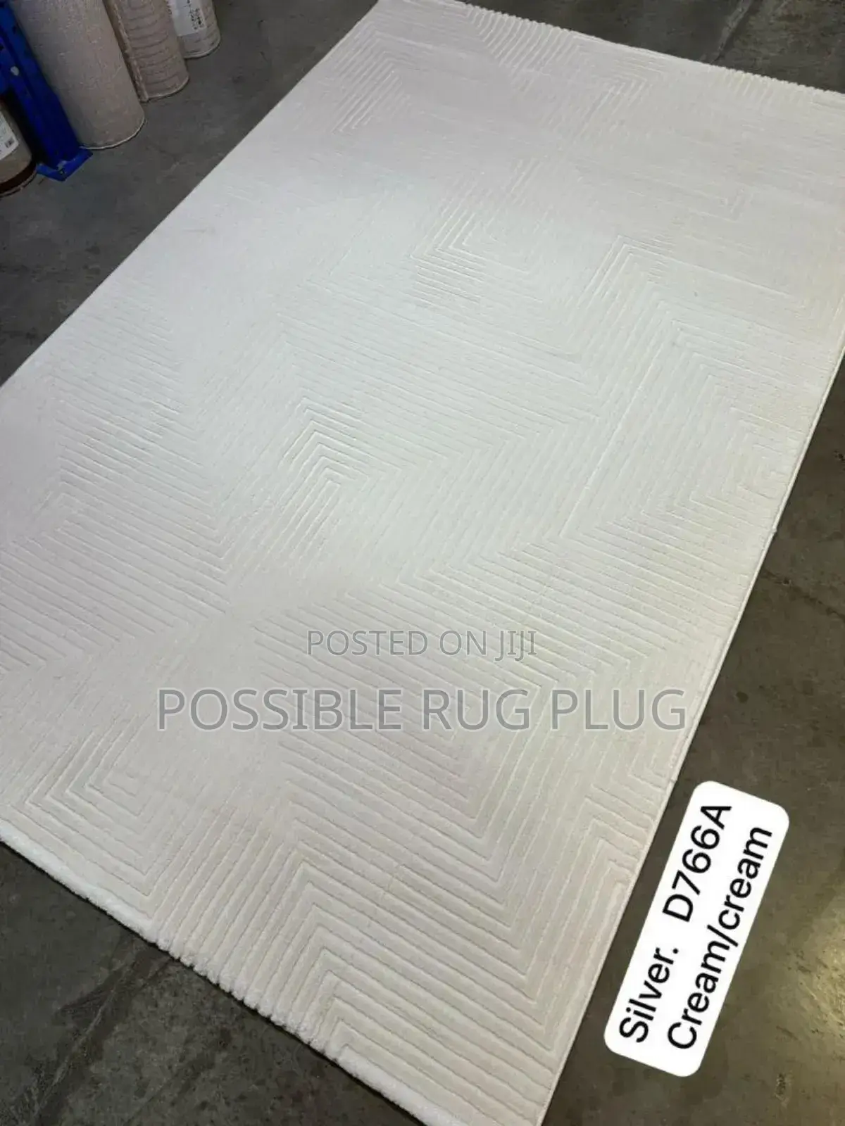 Quality Cream/Cream Turkish Center Rug