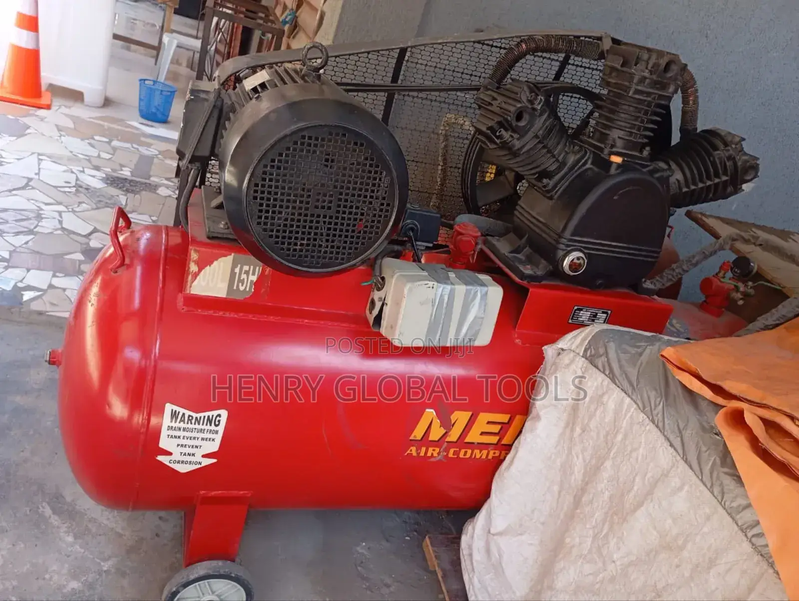 500litres 15hp 8bar Compressor