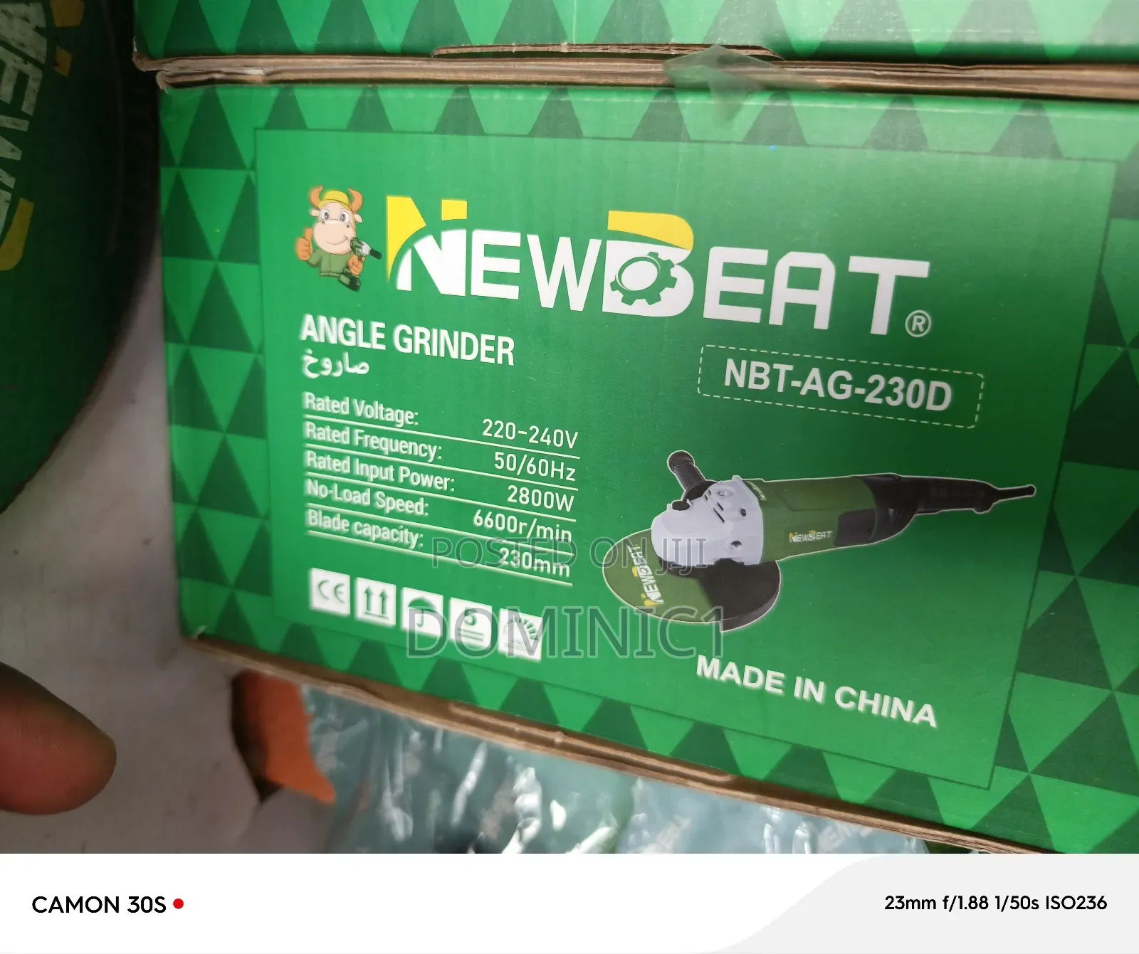 Angle Grinder 9 Inch New Beat