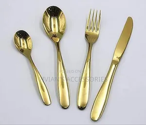 6pcs Quality Gold Spoon