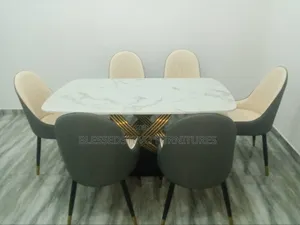 6 Sitter Marble Dining Table