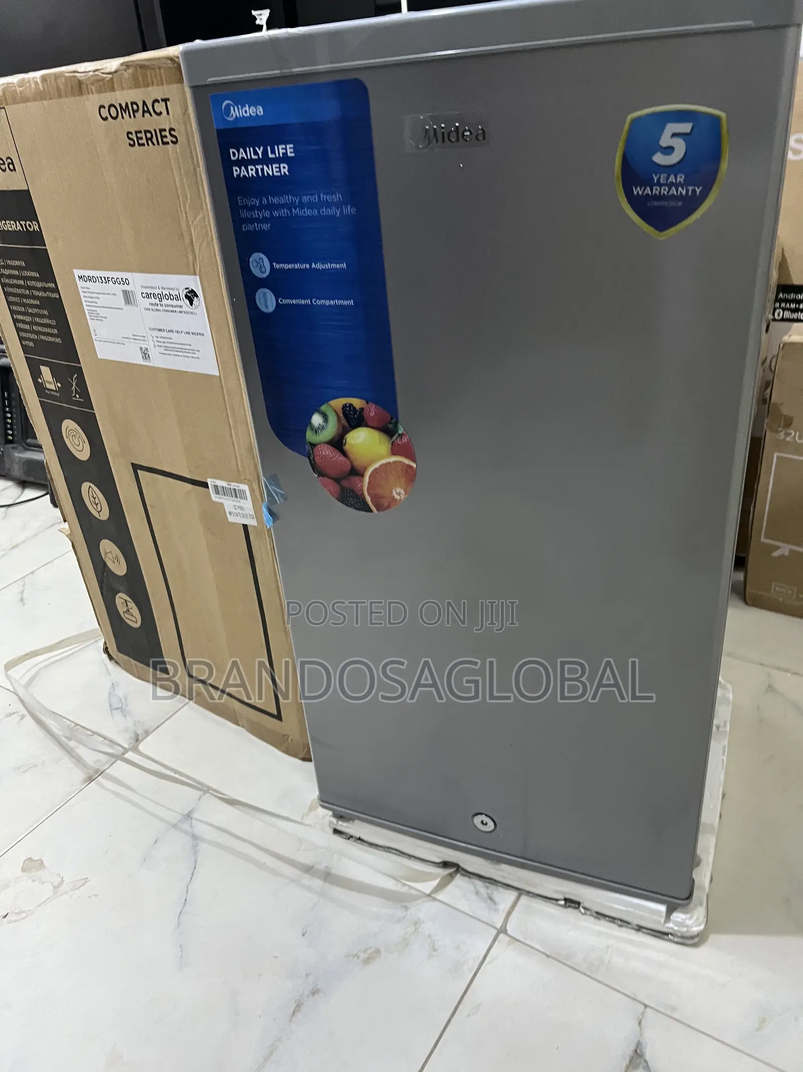 Brand New Midea 90l Single Door Fridge – Compact Durable Design