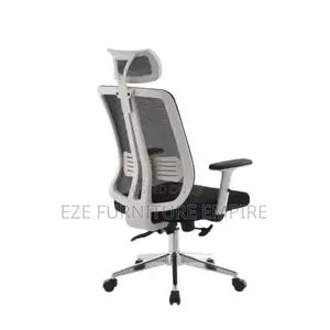 White Backrest Butterfly Ergonomic Chair