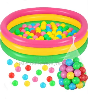 Kids 50pc Soft Balls for Mini Swimming Pool and Indoor Play