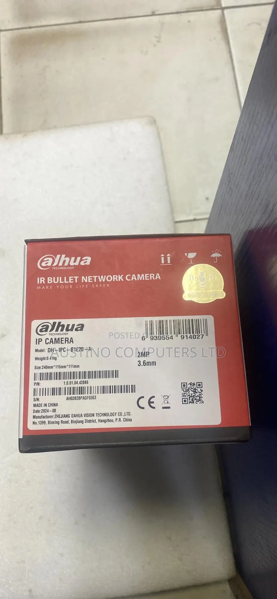 Ir Bullet Network Camera 2mp Ip Camera Outdoor