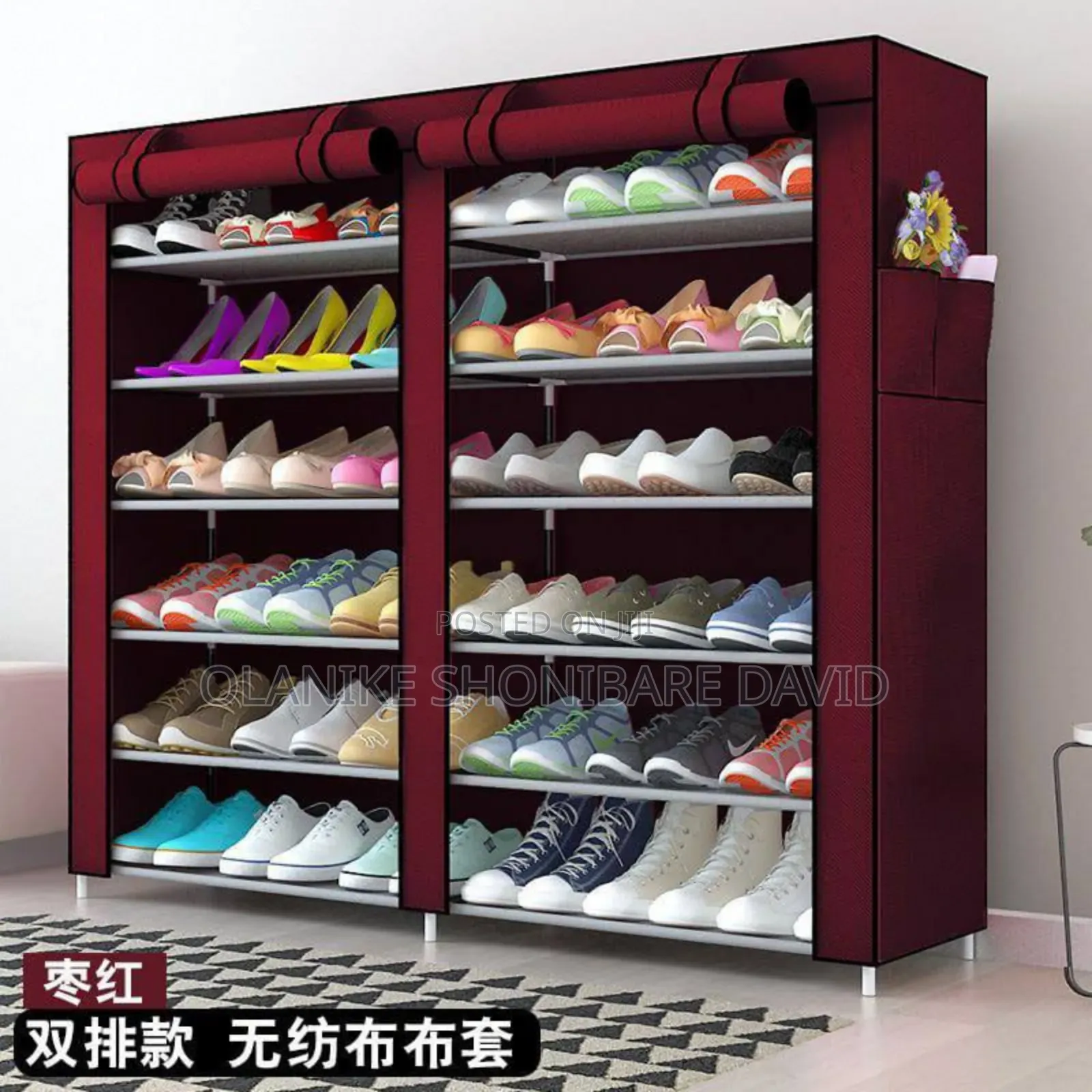 Double Sided Shoes Rack