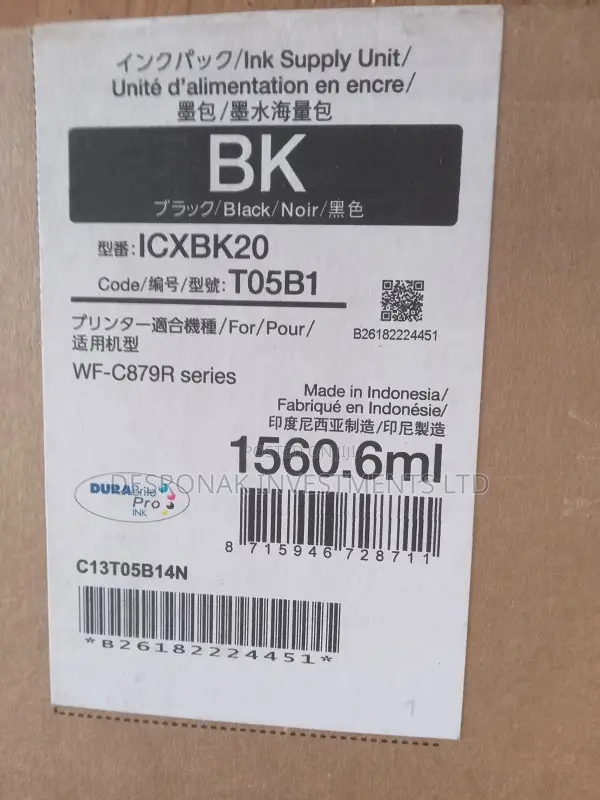 Epson T05b1 Black Ink Cartridge for Wf-C879r
